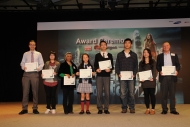 All 8 winners each received a certificate and a gadget from Samsung’s GALAXY product range
